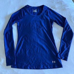 Under Armour Women's Vibrant Blue Long Sleeve Tee